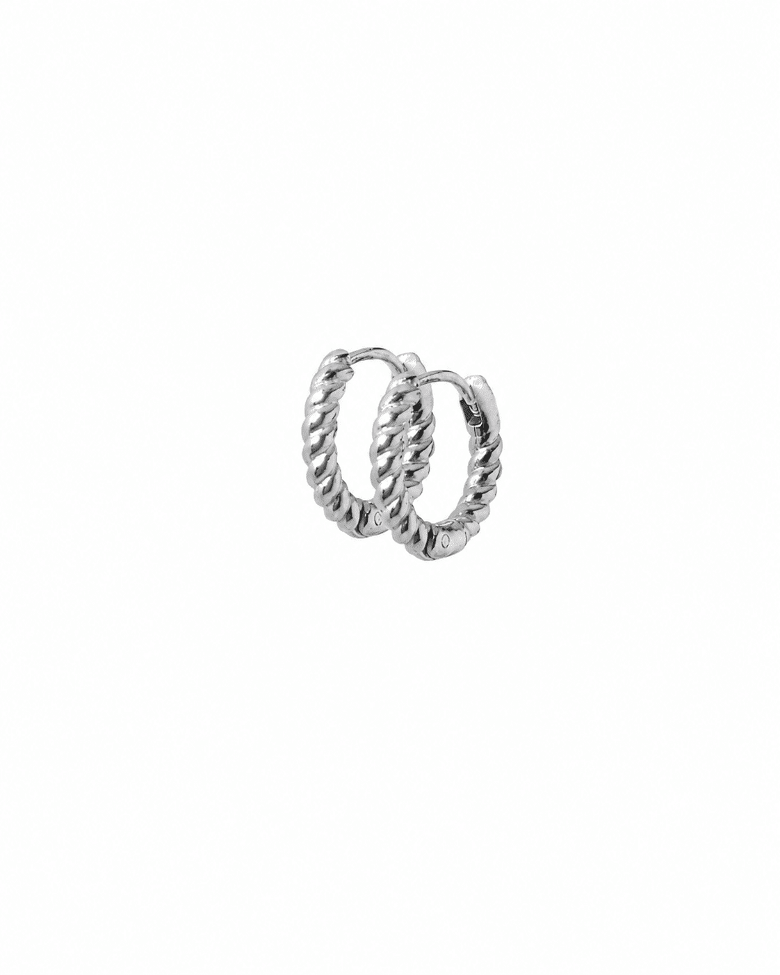 Huggie Earrings - Madeline Silver - Shop LINNY CO