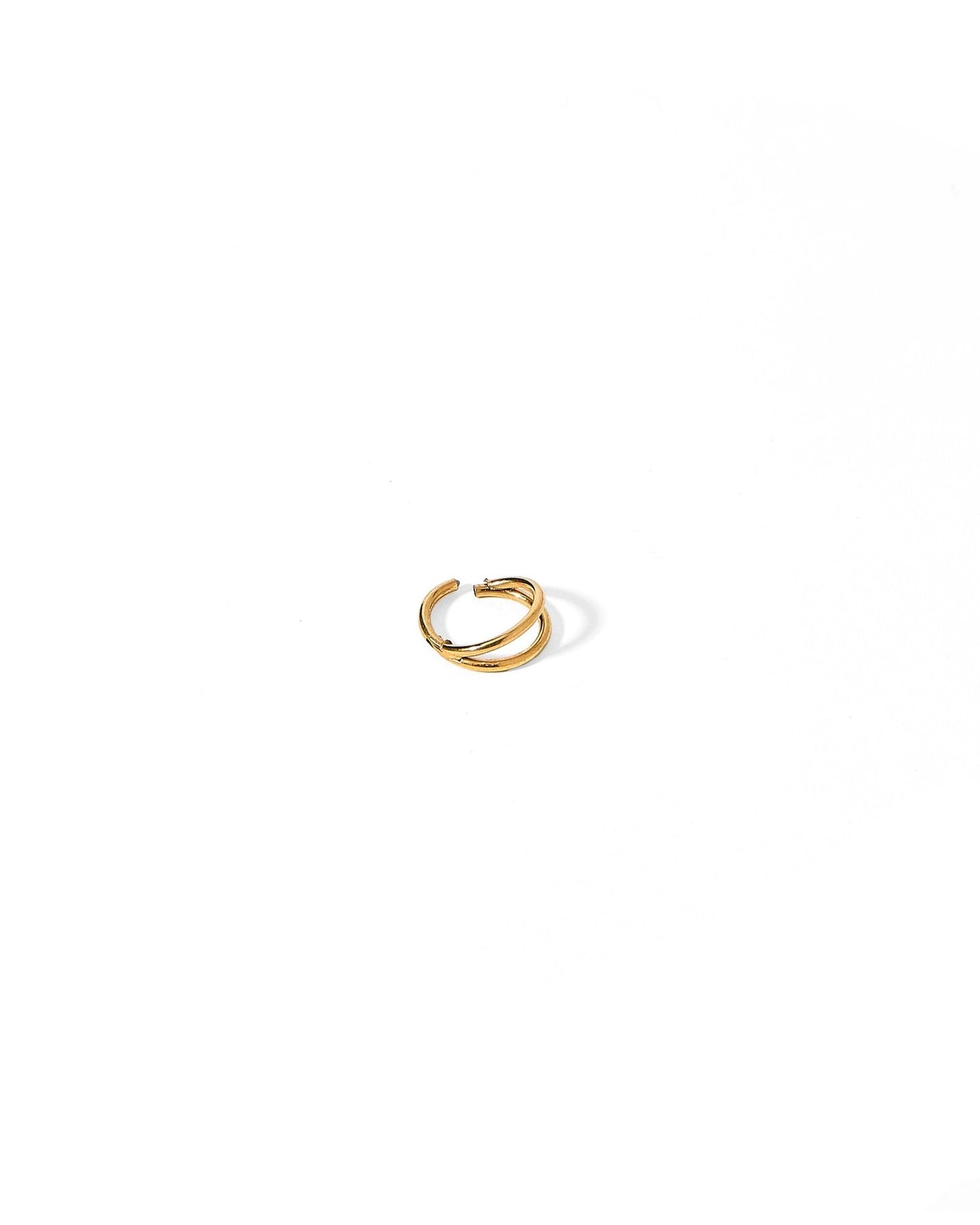 Huggie Earrings - Nylah Gold 8mm - Shop LINNY CO