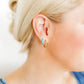 Huggie Earrings - Scarlett Hoop Blue 10mm - Shop LINNY CO