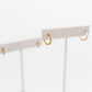 Huggie Earrings - Scarlett Hoop Gold 12mm CZ - Shop LINNY CO