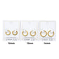 Huggie Earrings - Scarlett Hoop Gold 14mm - Shop LINNY CO
