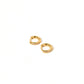 Huggie Earrings - Scarlett Hoop Gold 8mm CZ - Shop LINNY CO