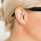 Huggie Earrings - Scarlett Hoop Purple 12mm - Shop LINNY CO