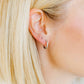 Huggie Earrings - Scarlett Hoop Silver 10mm - Shop LINNY CO