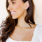 Huggie Earrings - Scarlett Hoop Silver 10mm - Shop LINNY CO