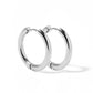 Huggie Earrings - Scarlett Hoop Silver 14mm - Shop LINNY CO
