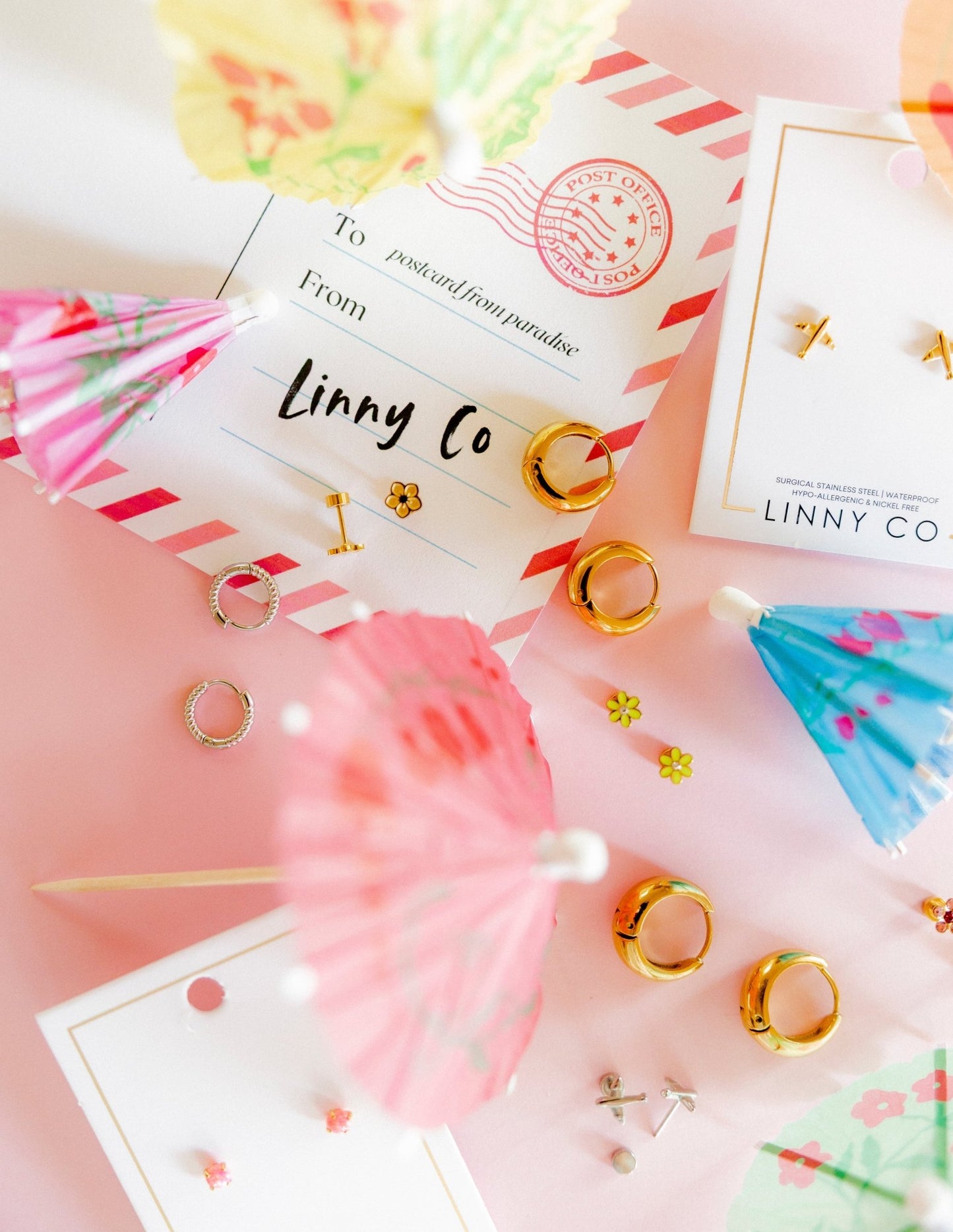Huggie Earrings - Sunday Hoop Gold 12mm - Shop LINNY CO