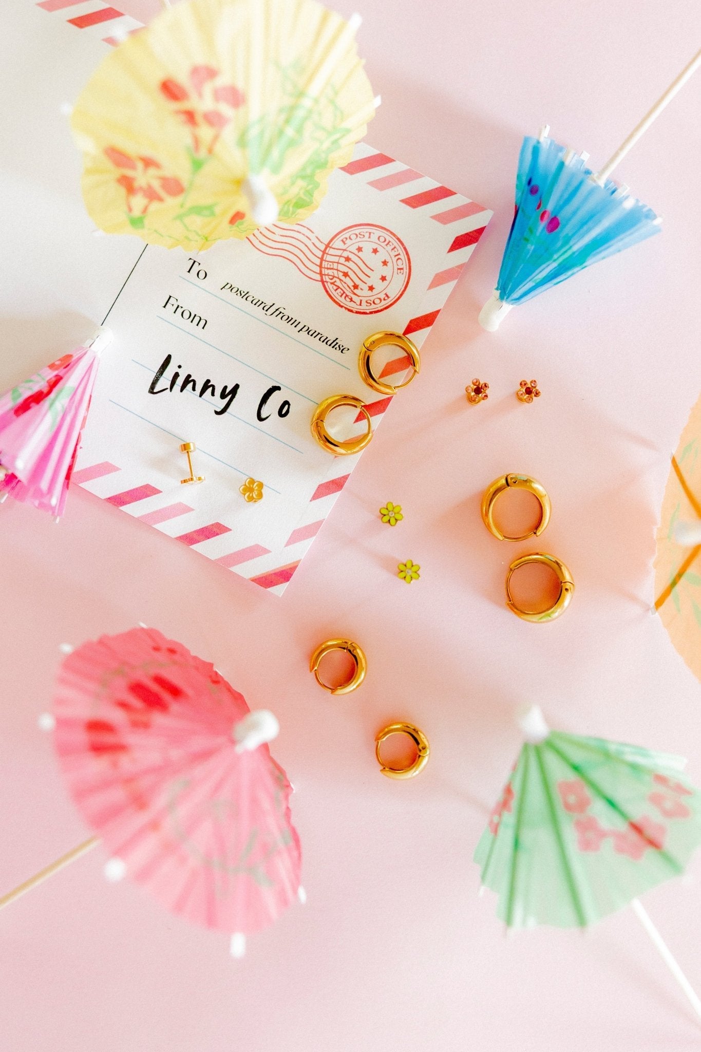 Huggie Earrings - Sunday Hoop Gold 12mm - Shop LINNY CO