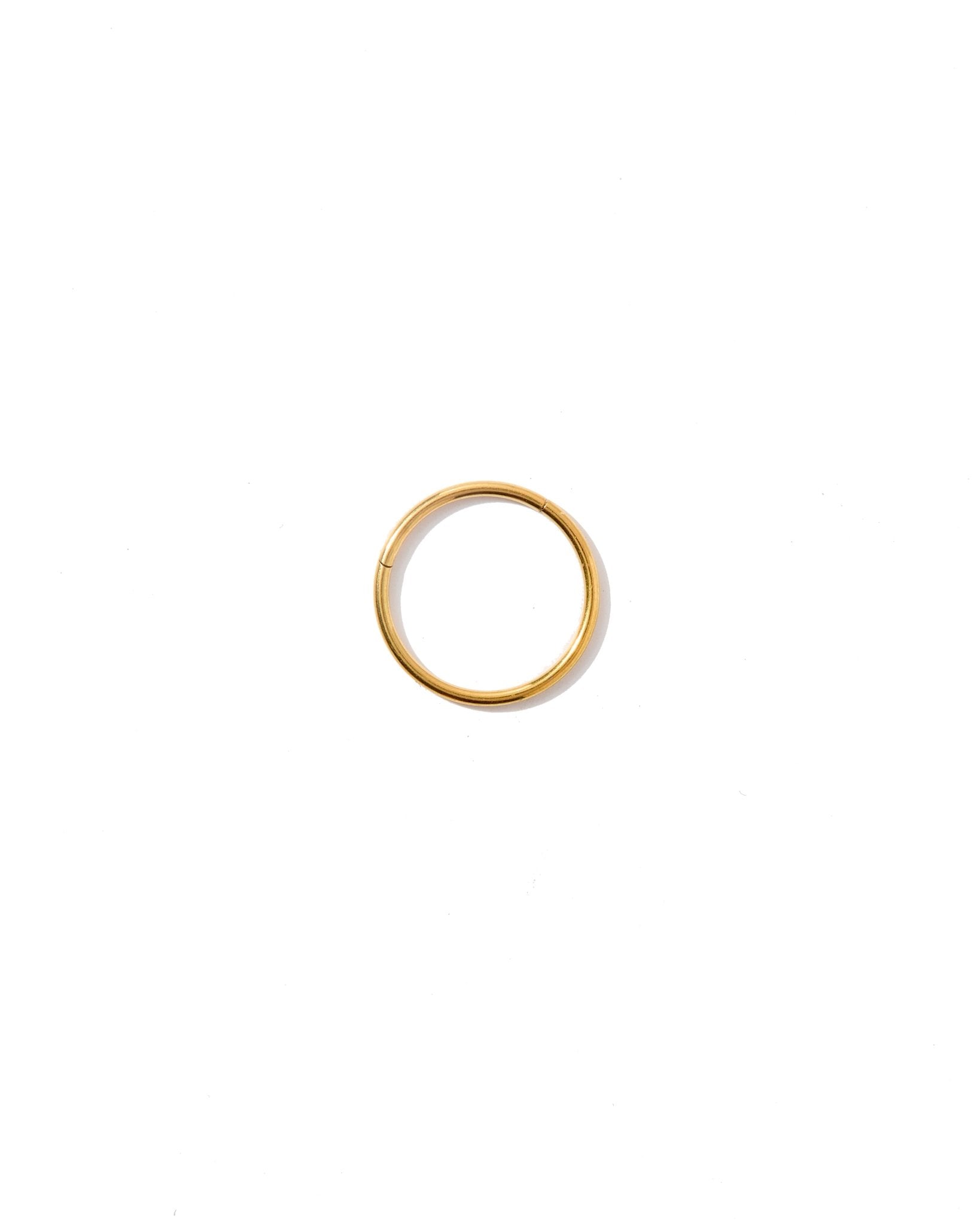 Huggie Infinity Hoop Earrings - Ava Gold 12mm - Shop LINNY CO