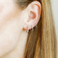 Huggie Infinity Hoop Earrings - Ava Silver 10mm - Shop LINNY CO