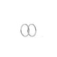 Huggie Infinity Hoop Earrings - Ava Silver 10mm - Shop LINNY CO