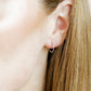 Huggie Infinity Hoop Earrings - Ava Silver 10mm - Shop LINNY CO