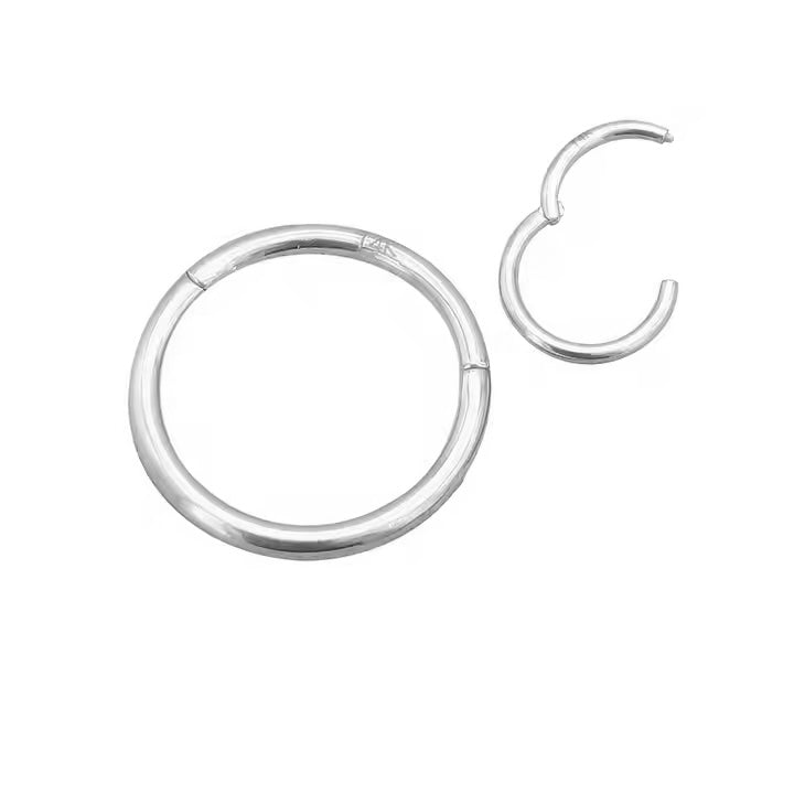 Huggie Infinity Hoop Earrings - Ava Silver 10mm - Shop LINNY CO
