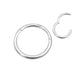 Huggie Infinity Hoop Earrings - Ava Silver 12mm - Shop LINNY CO