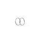 Huggie Infinity Hoop Earrings - Ava Silver 8mm - Shop LINNY CO