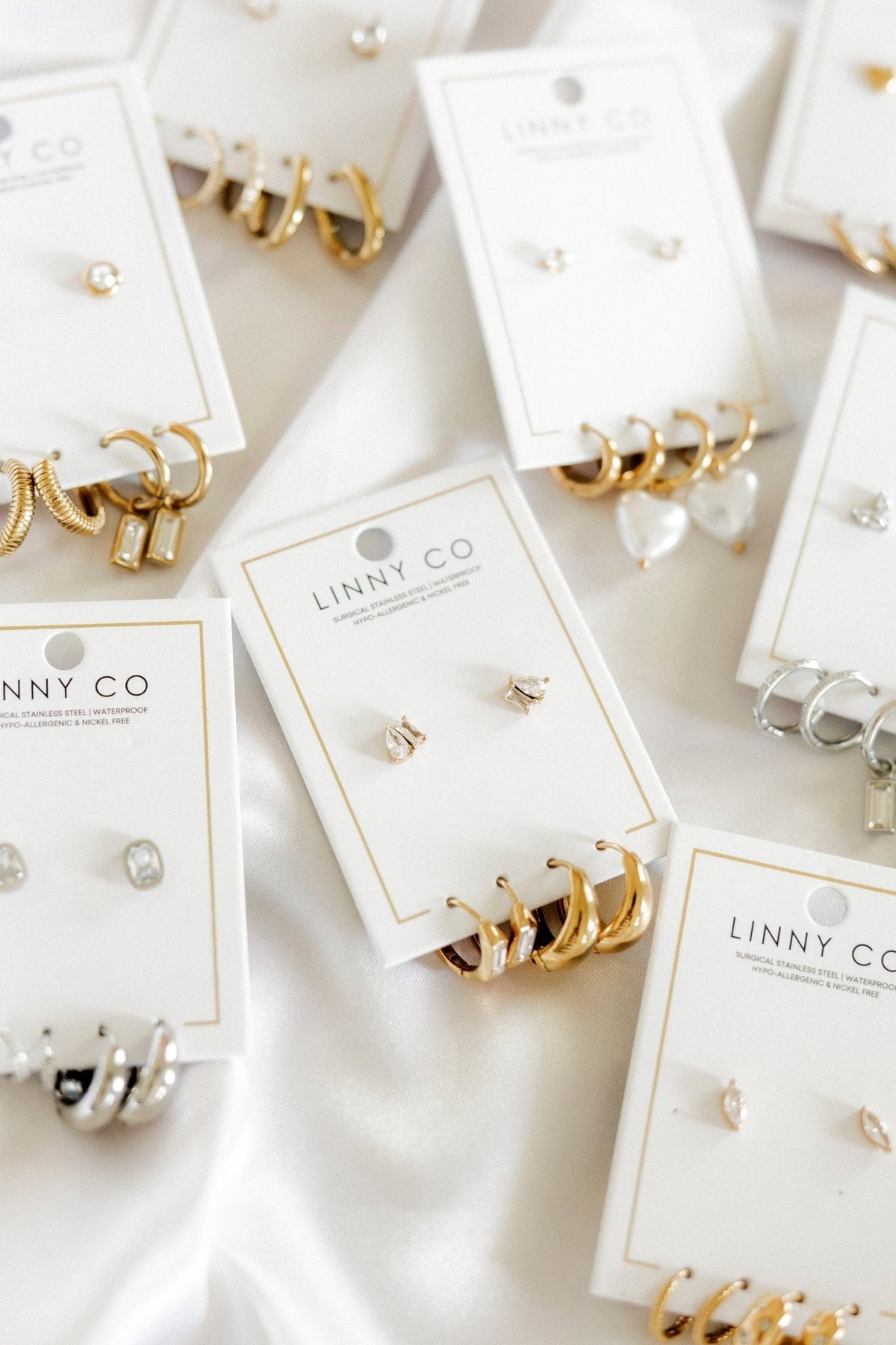 Huggie & Screwback Stud Set - Aspen - Shop LINNY CO