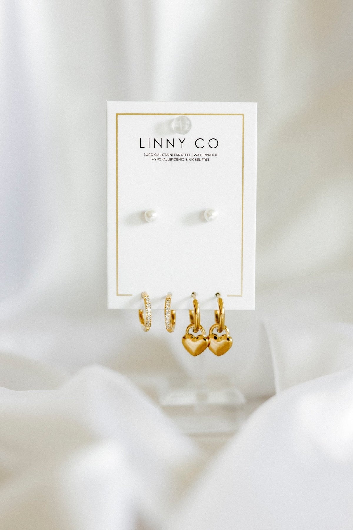 Huggie & Screwback Stud Set - Charleston - Shop LINNY CO