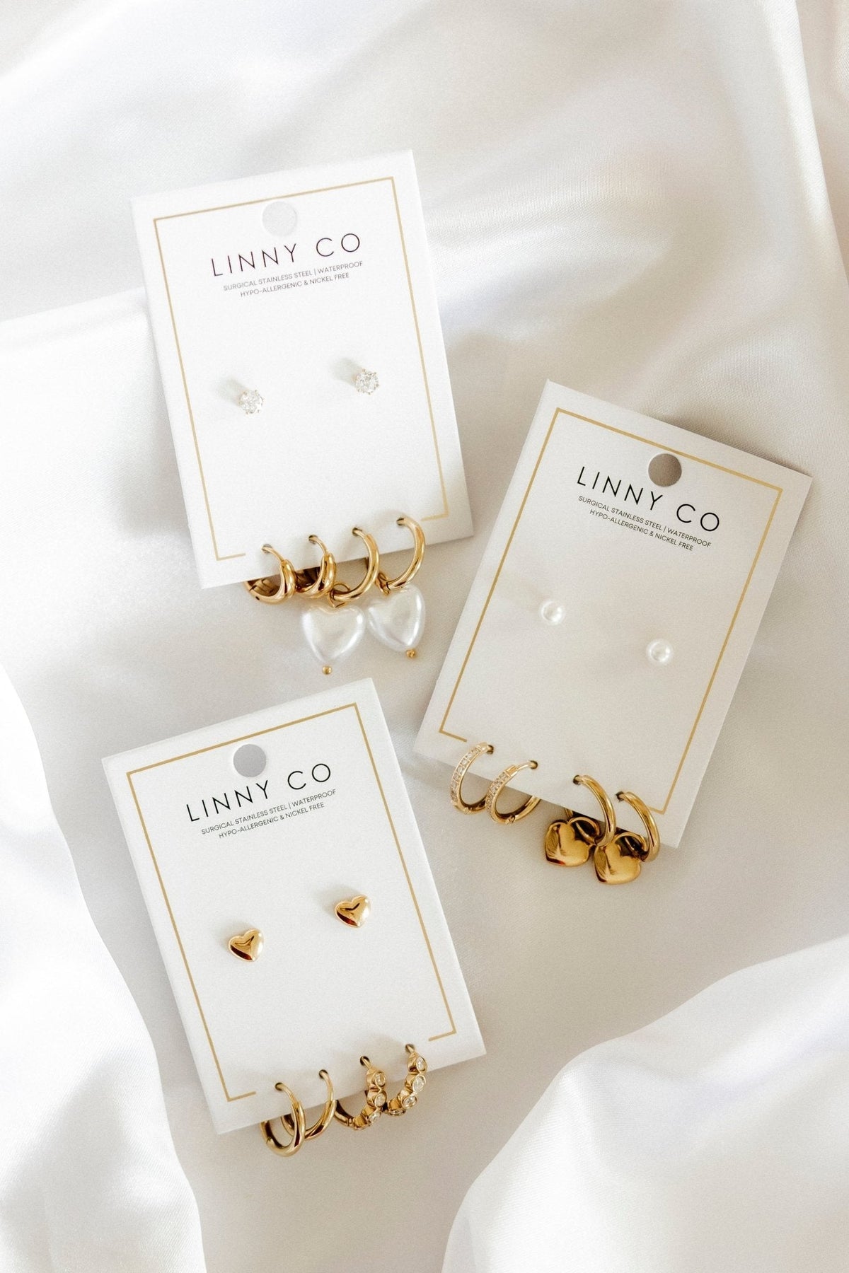 Huggie & Screwback Stud Set - Napa - Shop LINNY CO