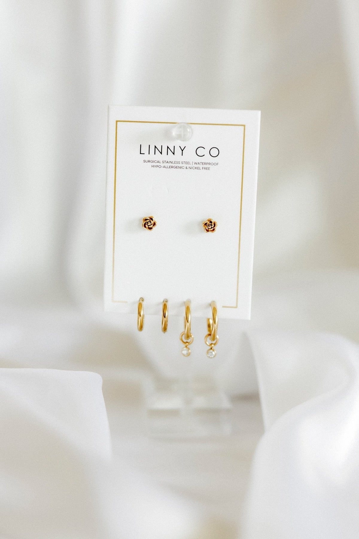 Huggie & Screwback Stud Set - Portland - Shop LINNY CO
