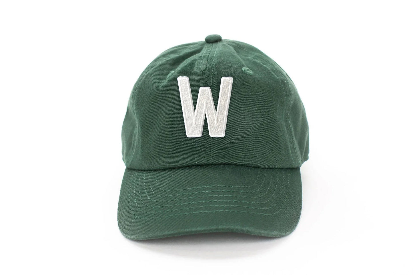 Hunter Green Letter Baseball Hat - Shop LINNY CO