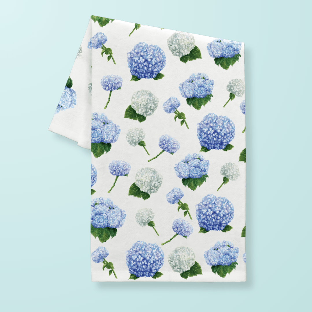 Hydrangea Tea Towel - Shop LINNY CO
