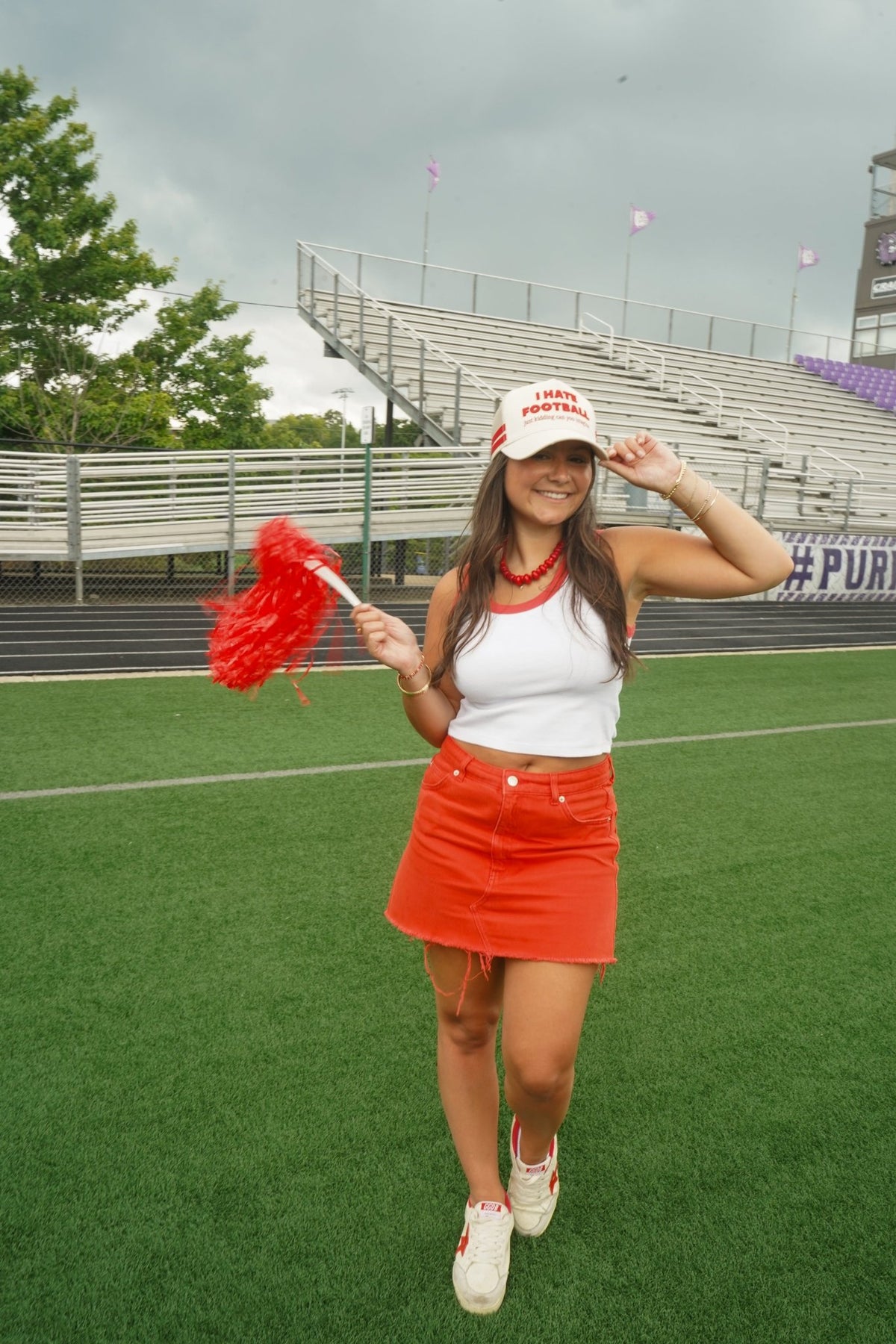 I Hate Football Trucker Hat - Shop LINNY CO