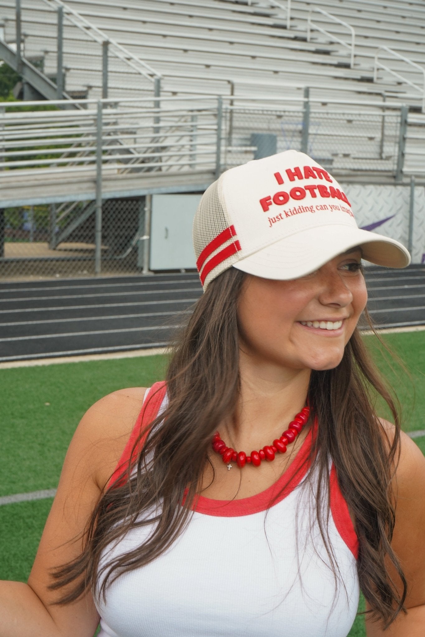 I Hate Football Trucker Hat - Shop LINNY CO