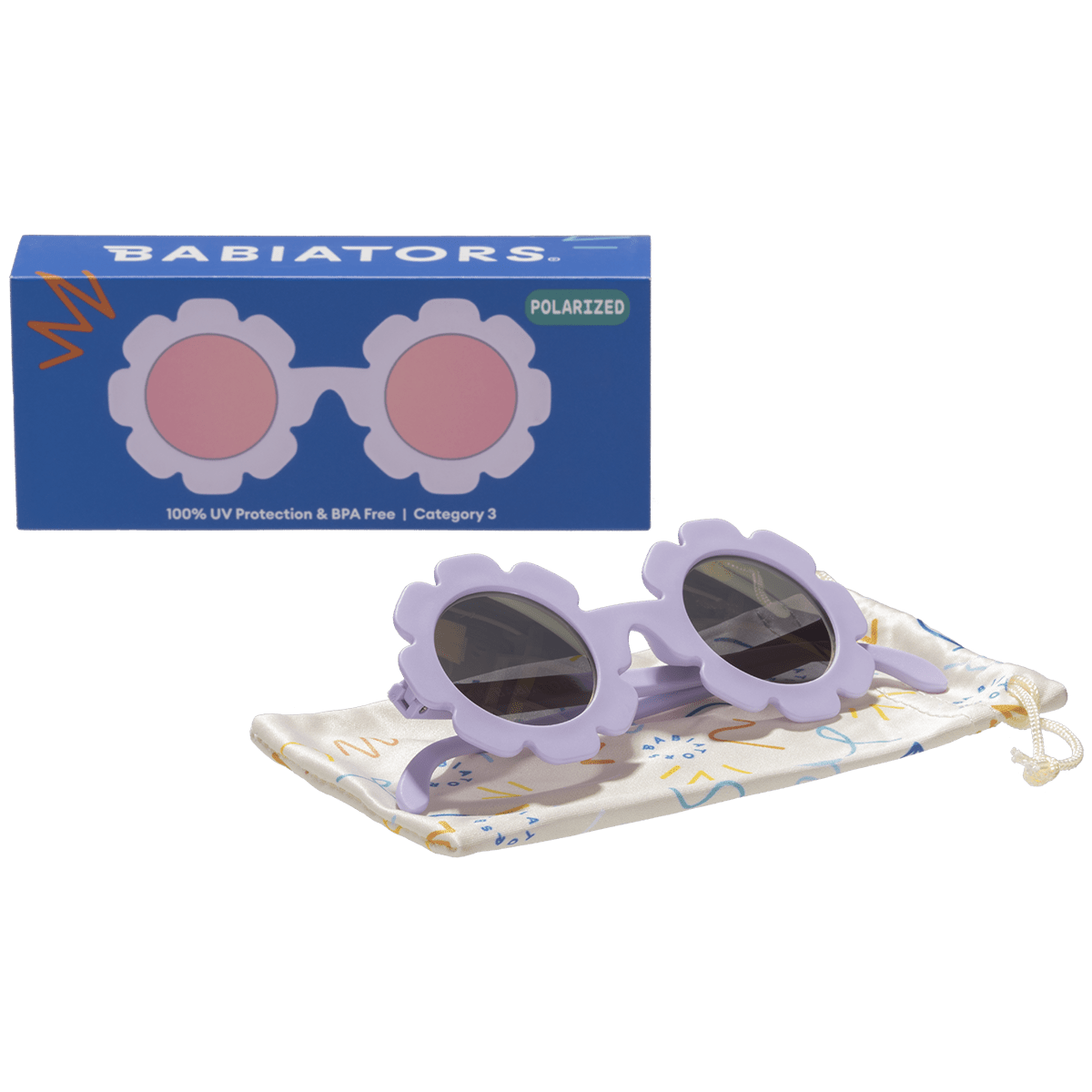 Irresistible Iris Flower I Polarized Lavender Mirrored Lenses - Shop LINNY CO