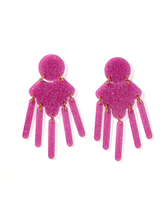 Janelle - Magenta Glitter - Shop LINNY CO