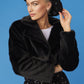 Kelly Cropped Faux Fur Jacket