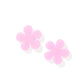 Jenna Stud Earrings - Flower Bubble Gum Pink - Shop LINNY CO