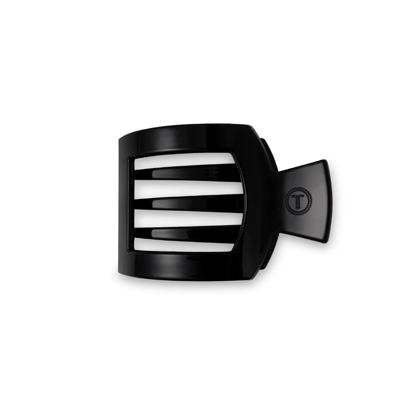 Jet Black Small Flat Square Hair Clip - Shop LINNY CO