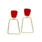 Kaelyn Statement Earrings - Crimson - Shop LINNY CO