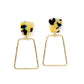 Kaelyn Statement Earrings - Green - Mustard Camo - Shop LINNY CO