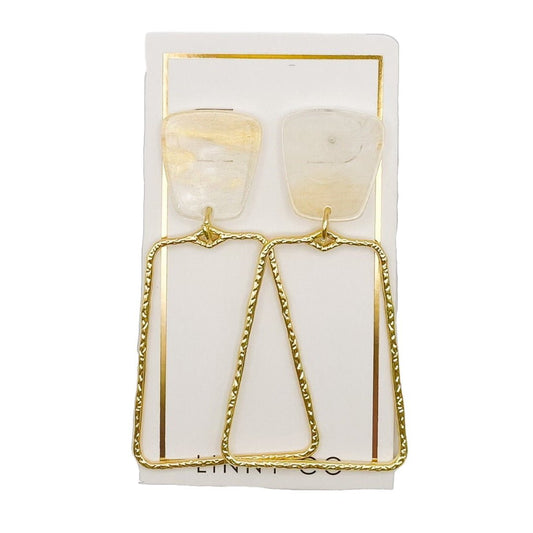 Kaelyn Statement Earrings - Milky Way - Shop LINNY CO