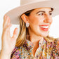 Kaelyn Statement Earrings - Milky Way - Shop LINNY CO