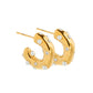 Kaitlyn Hoop Earrings - Gold - Shop LINNY CO