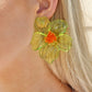 Kalani Statement Earrings - Green - Shop LINNY CO