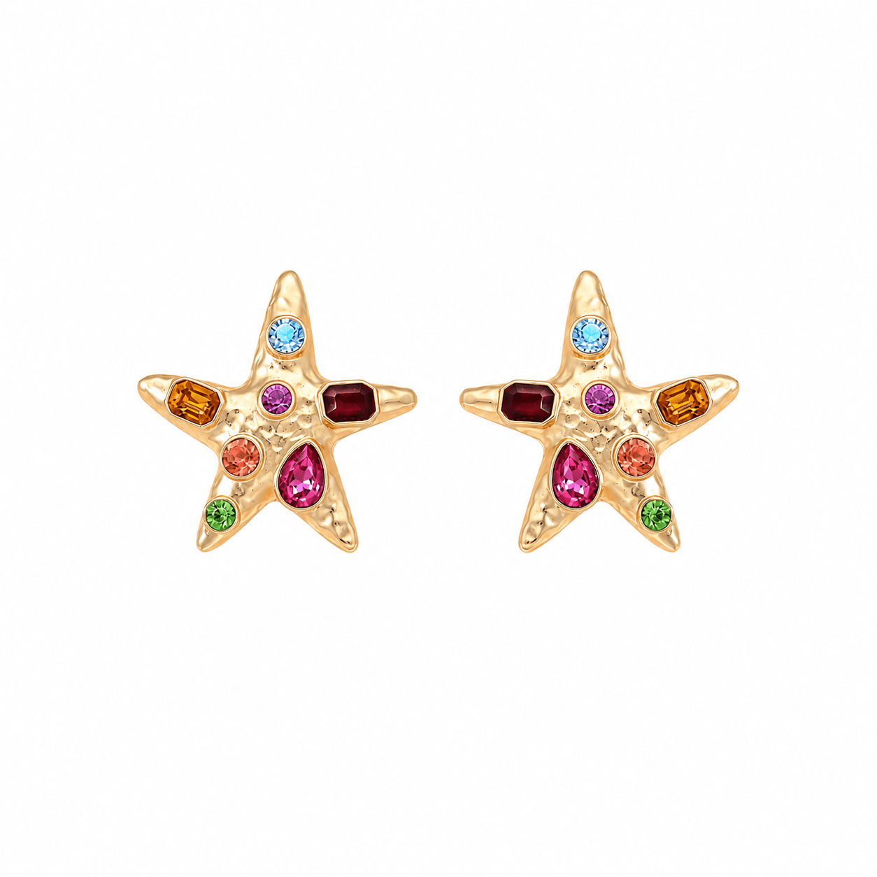 Karis Starfish Statement Earrings - Shop LINNY CO