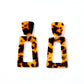 Kennedy Statement Earrings - Brown Tortoise - Shop LINNY CO