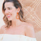 Kennedy Statement Earrings - Honey - Shop LINNY CO