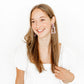 Kennedy Statement Earrings - Maroon Camo - Shop LINNY CO