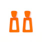 Kennedy Statement Earrings - Metallic Orange - Shop LINNY CO