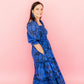 Kennedy Statement Earrings - Navy - Shop LINNY CO