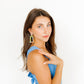 Kennedy Statement Earrings - Neon Punch - Shop LINNY CO