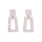 Kennedy Statement Earrings - Pearl White - Shop LINNY CO