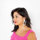 Kennedy Statement Earrings - Pearl White - Shop LINNY CO