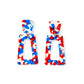 Kennedy Statement Earrings - Red, White, and Blue - Shop LINNY CO