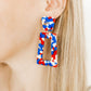 Kennedy Statement Earrings - Red, White, and Blue - Shop LINNY CO