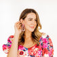 Kennedy Statement Earrings - Rose Water - Shop LINNY CO